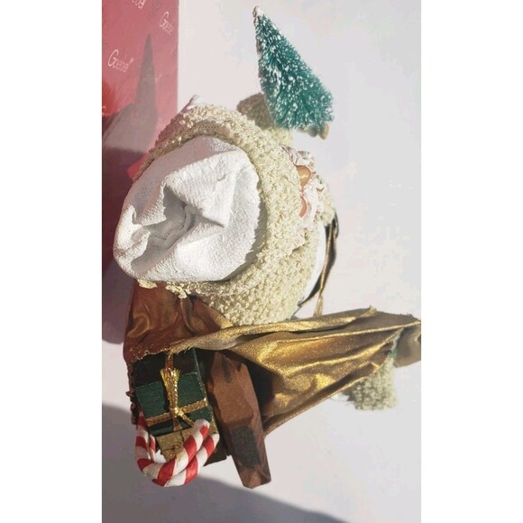 Vintage Clothtique Possible Dreams Christmas Santa in White Coat VTG 1988 713036 - Picture 8 of 13